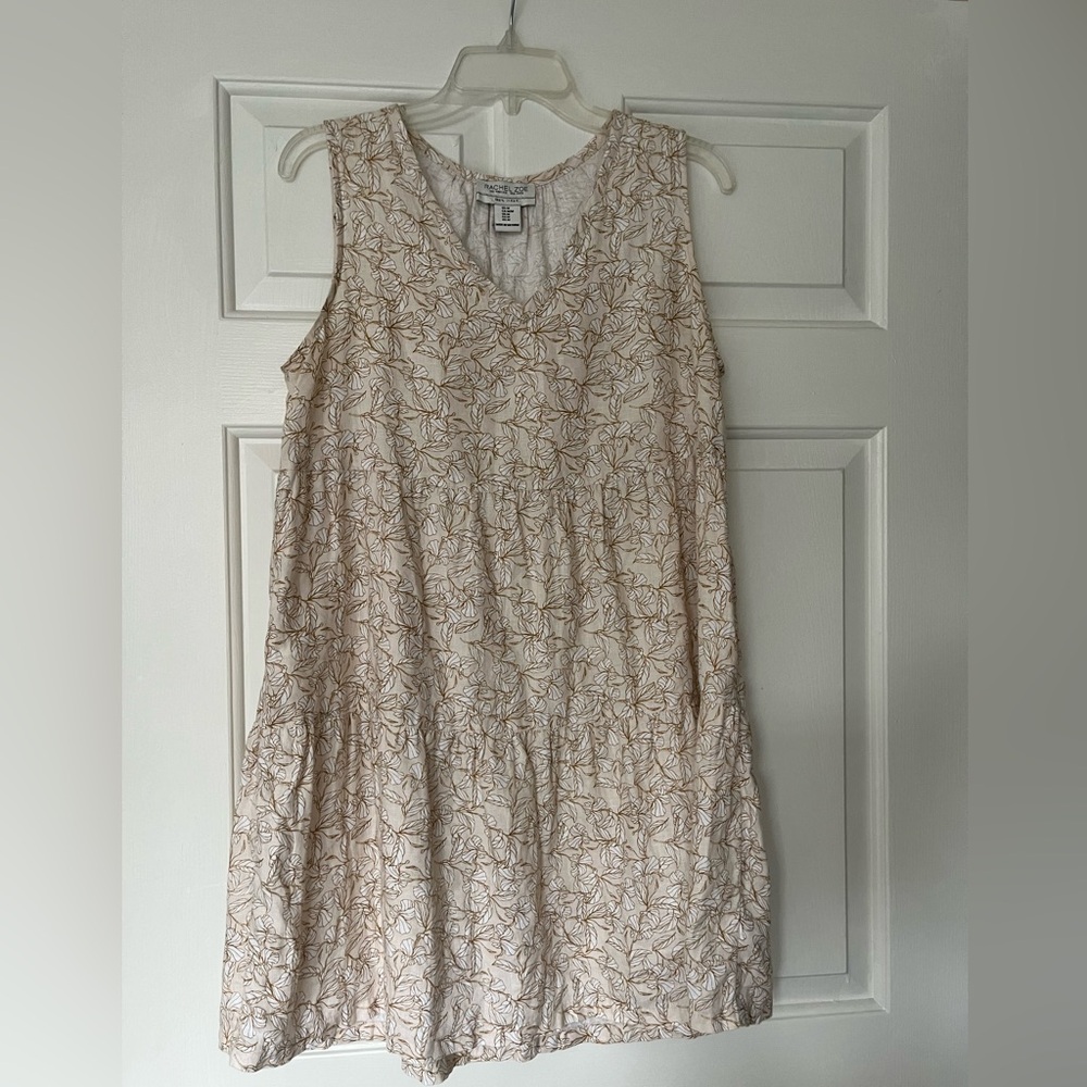 Rachel Zoe Floral Oversized Linen Dress